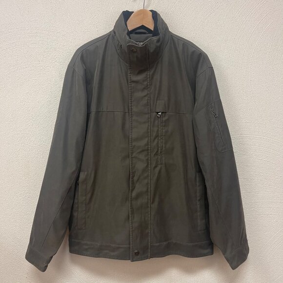 Michael Michael Kors Men's Olive Green Full Zip Jacket sz Medium - Picture 1 of 7
